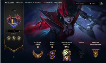CONTA LOL OURO