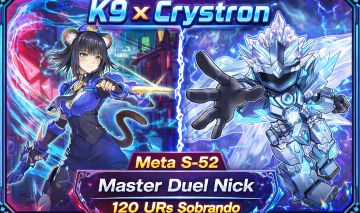 Master Duel Conta Deck K9 Crystron Meta S-51 (Entrega Automática)