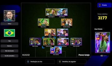 CONTA EFOOTBALL XBOX/PC COM RODRI BIG TIME, INIESTA BIG TIME + 100 JOGADORES