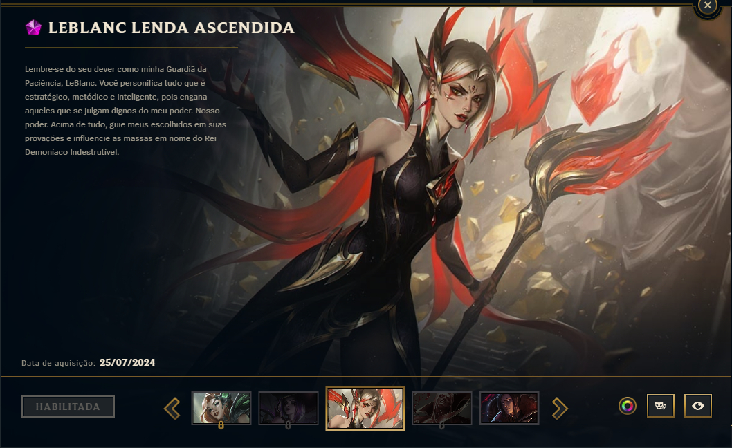 Conta do Lol COM 617 SKINS
