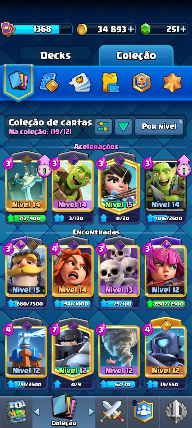 Conta de Clash Royale top demais