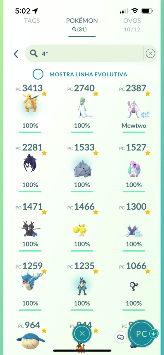 CONTA POKÉMON GO LVL41 (MEWTWO MEGA 100% + MASTERBALL)