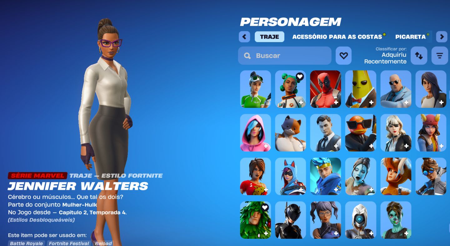 CONTA DE FORTNITE COM MUITAS SKINS