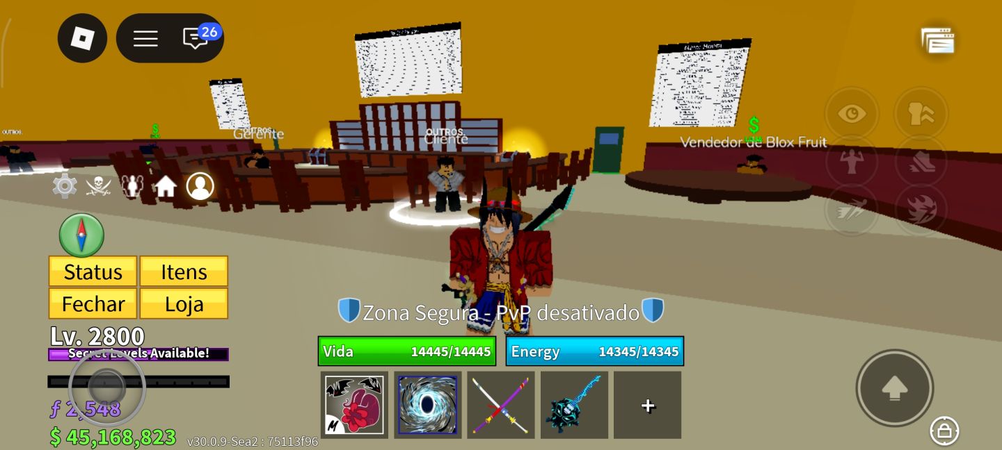 Conta blox fruits