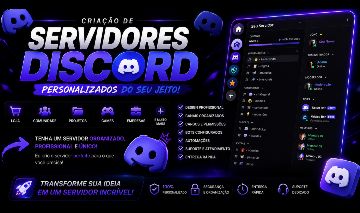 Criação de Servidores Discord Personalizados