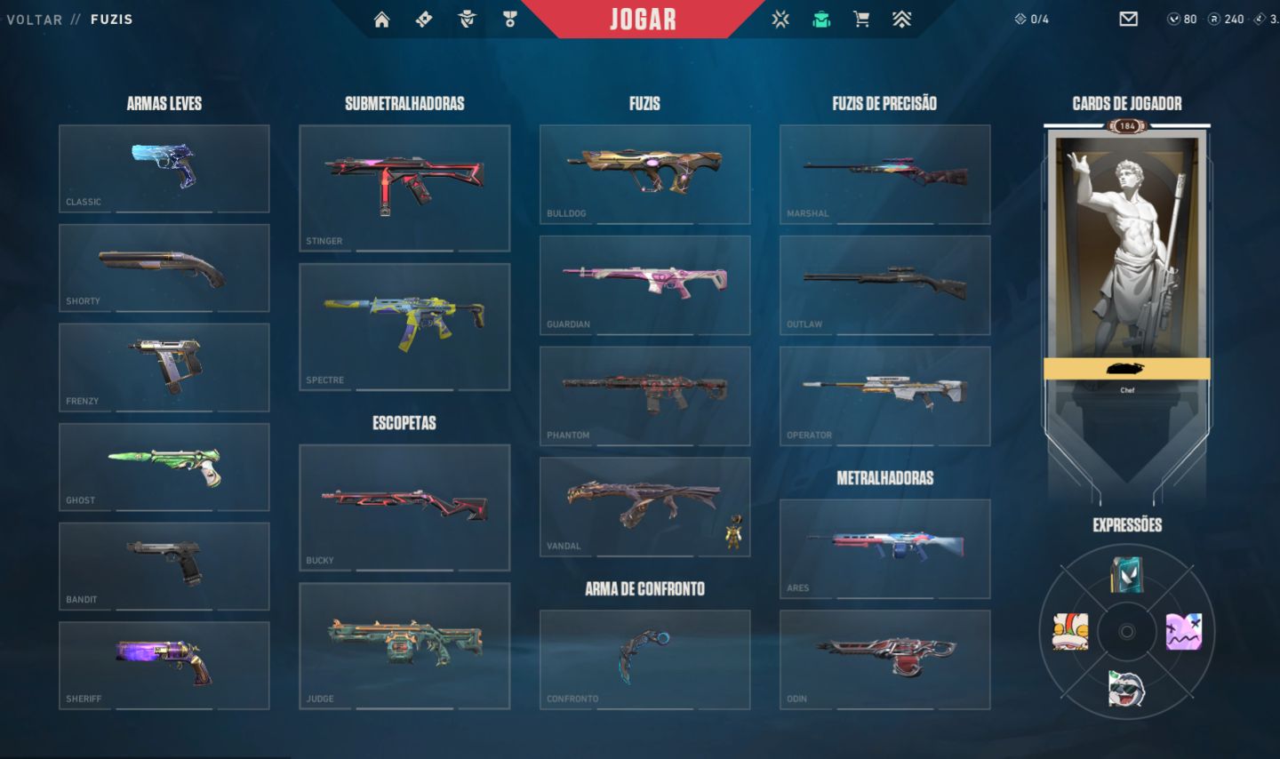 CONTA VALORANT FULL ACESSO Vandal Champions 2023, Reconhecimento e Karambit RGX.