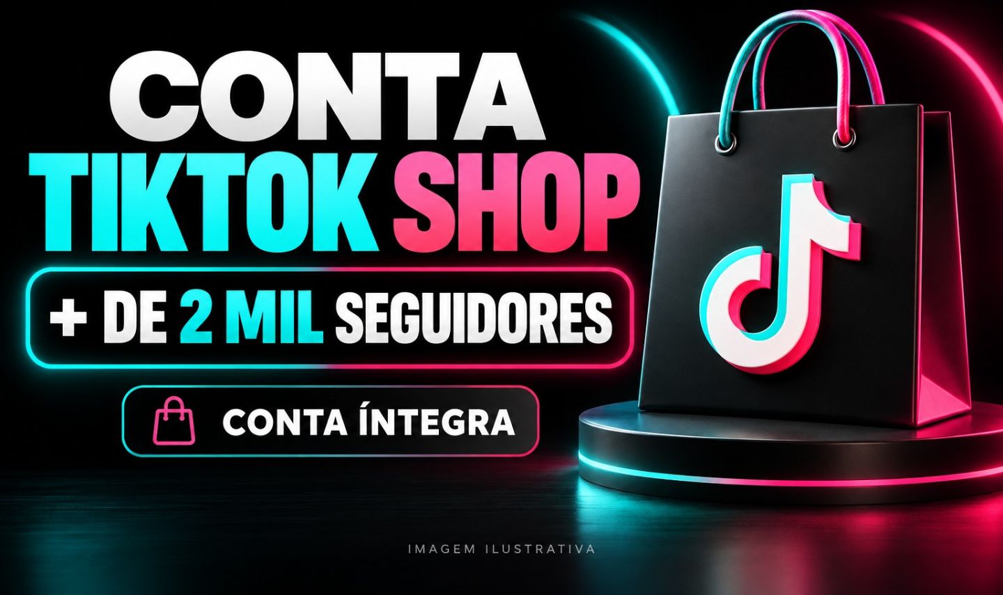 Conta TikTok Shop | Mais de 2k seguidores | Conta íntegra