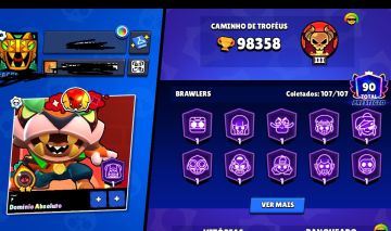 Conta Brawl Stars 98K/Conta de Clash Of Clans CV15