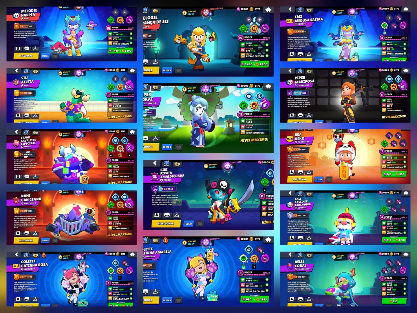 Conta de Brawl stars 46K de troféus