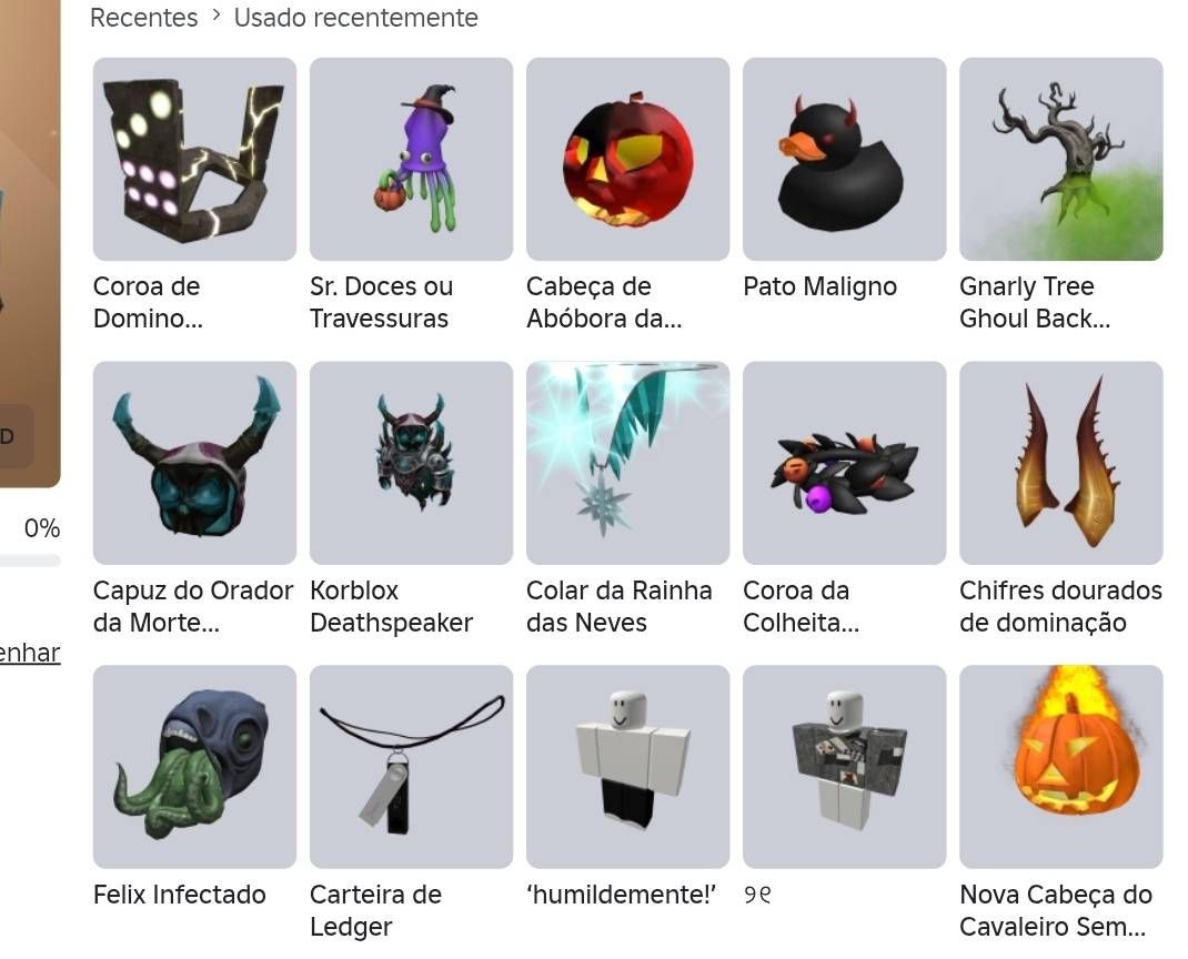 Conta com Headless, Korblox, Dominó crown, ghop