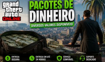 GTA Online - Pacotes de Dinheiro | Seguro | Entrega até 24h
