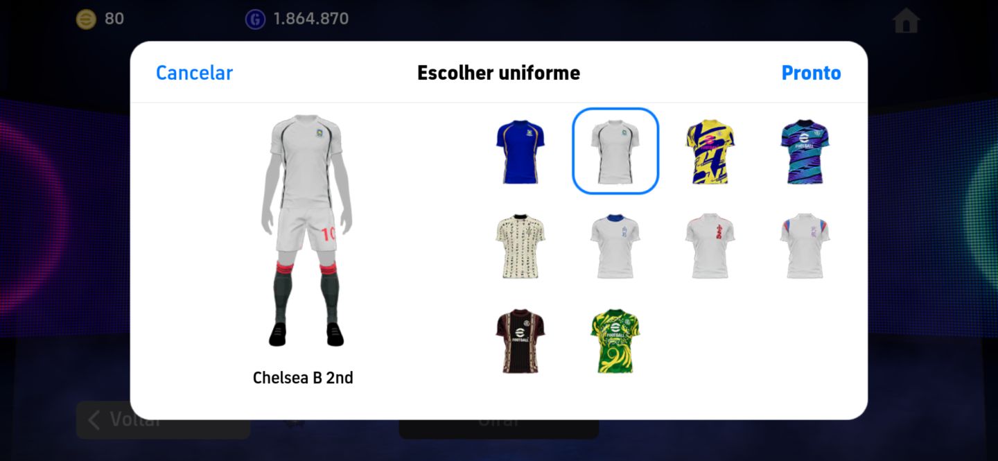 Conta de efootball a venda com vários jogadores raros criada em 2023