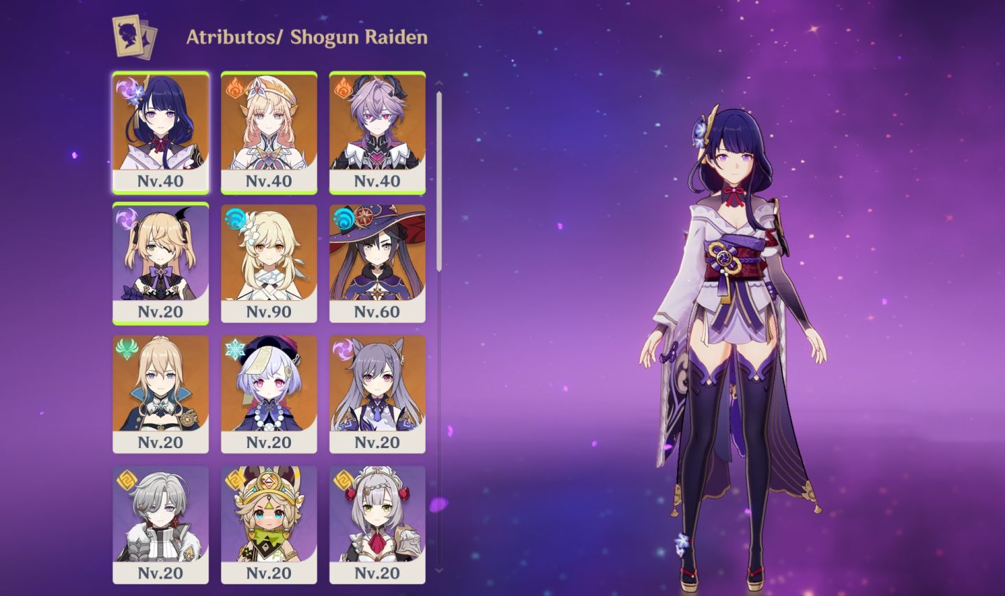 Shogun C0, Durin C0 e Nicole C0R1 + conta server Europeu com 48K de gemas!