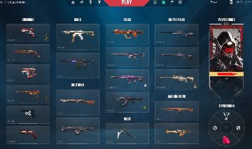 CONTA VALORANT COM MUITAS SKINS (9K GASTOS) - VALOR NEGOCIAVEL