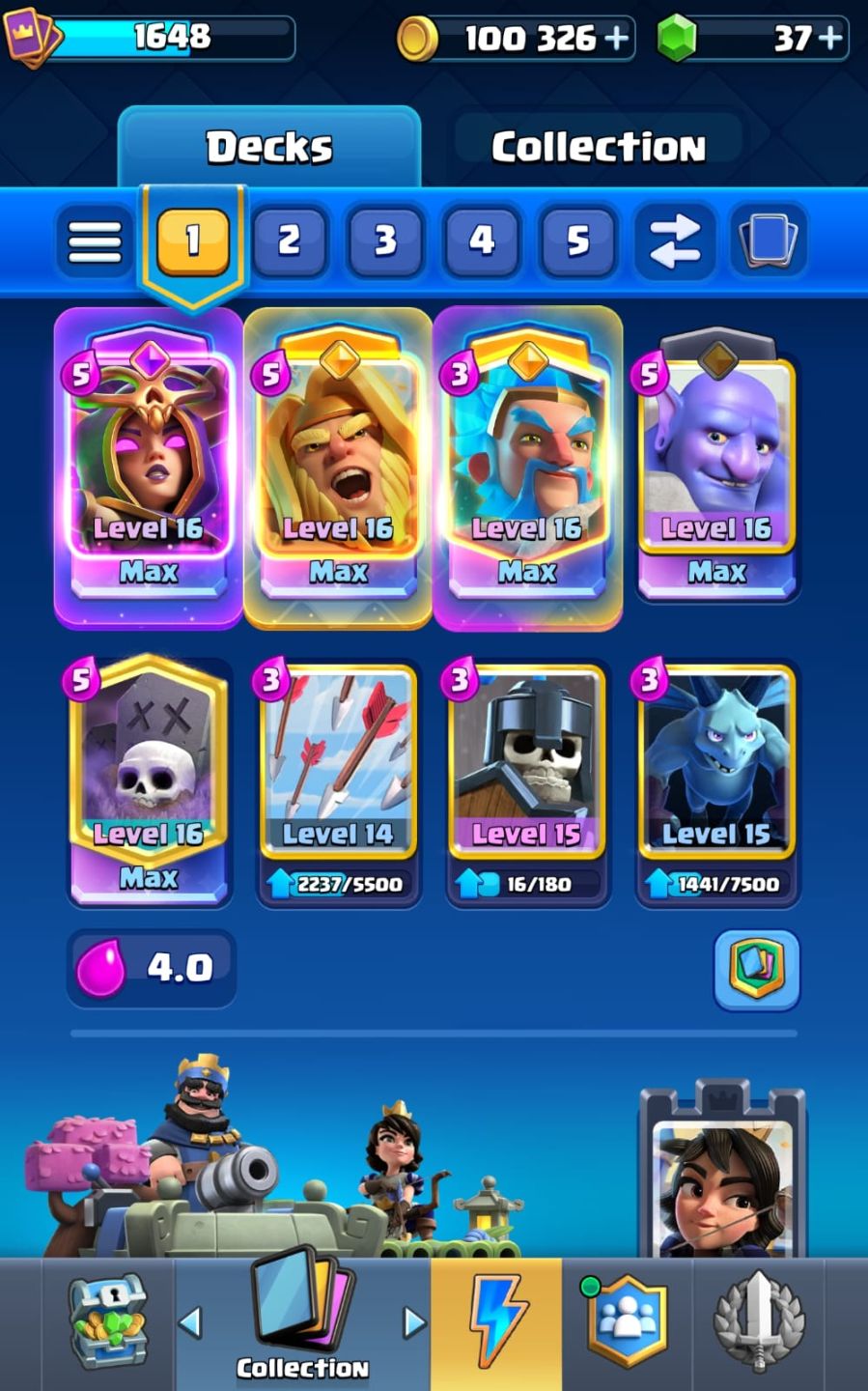 Conta Brawl stars, Clash royale, Clash of clans