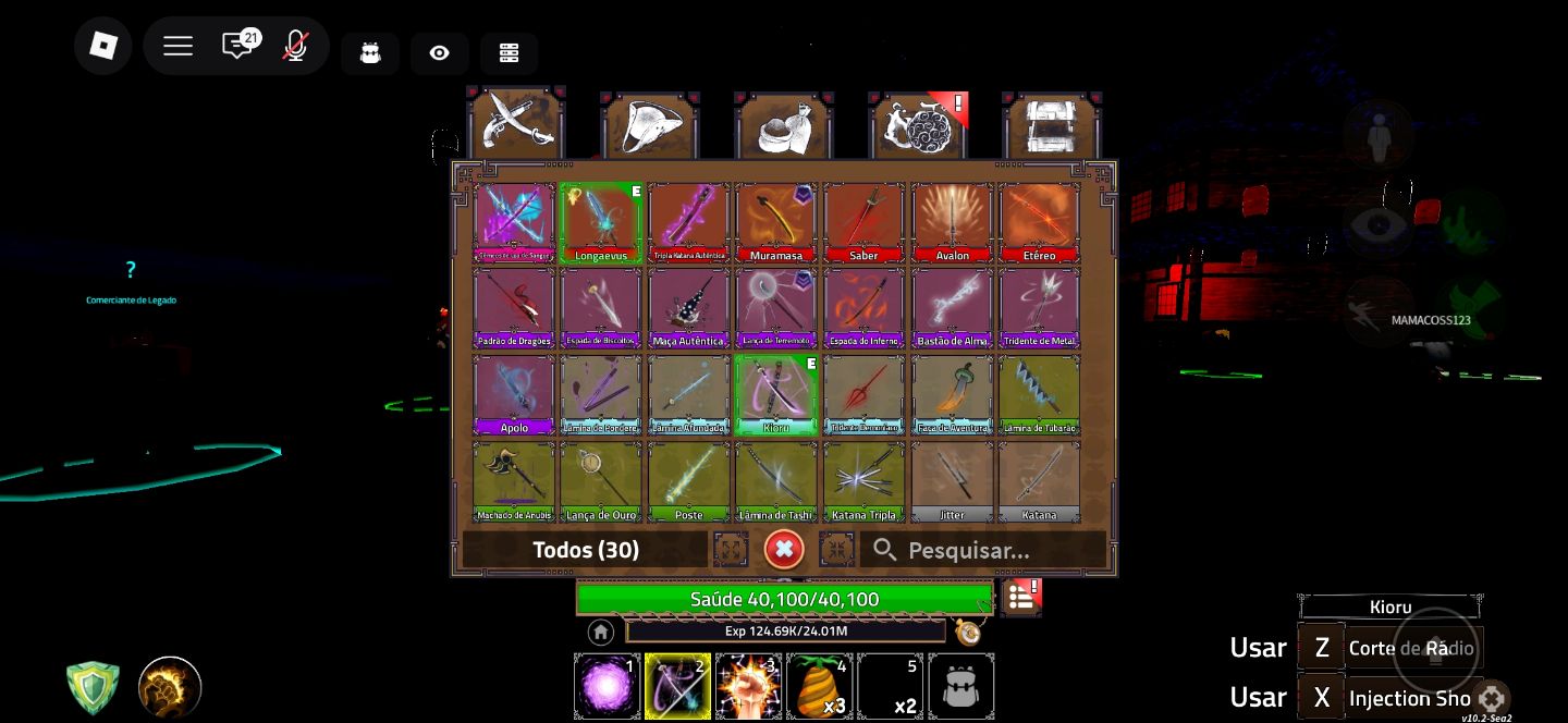 CONTA DE ROBLOX BLOX FRUITS KING LEGACY ENTRE OUTROS JOGOS