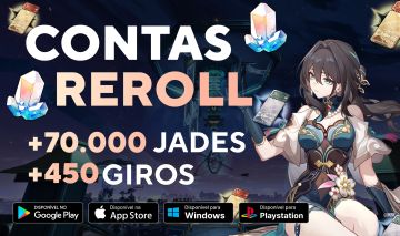 HONKAI STAR RAIL CONTAS REROLLS | +59000 JADES | ENTREGA AUTOMÁTICA