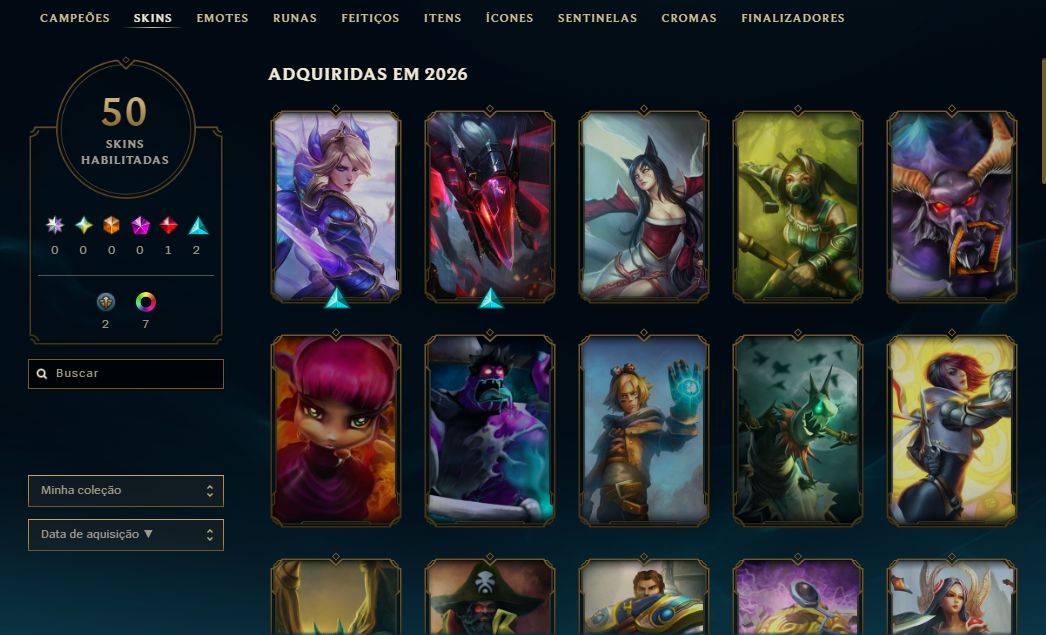 Conta de lol SMURF LVL42| PLATINA 2 | SKIN LENDÁRIA DEUS REI DARIUS | FULL DADOS