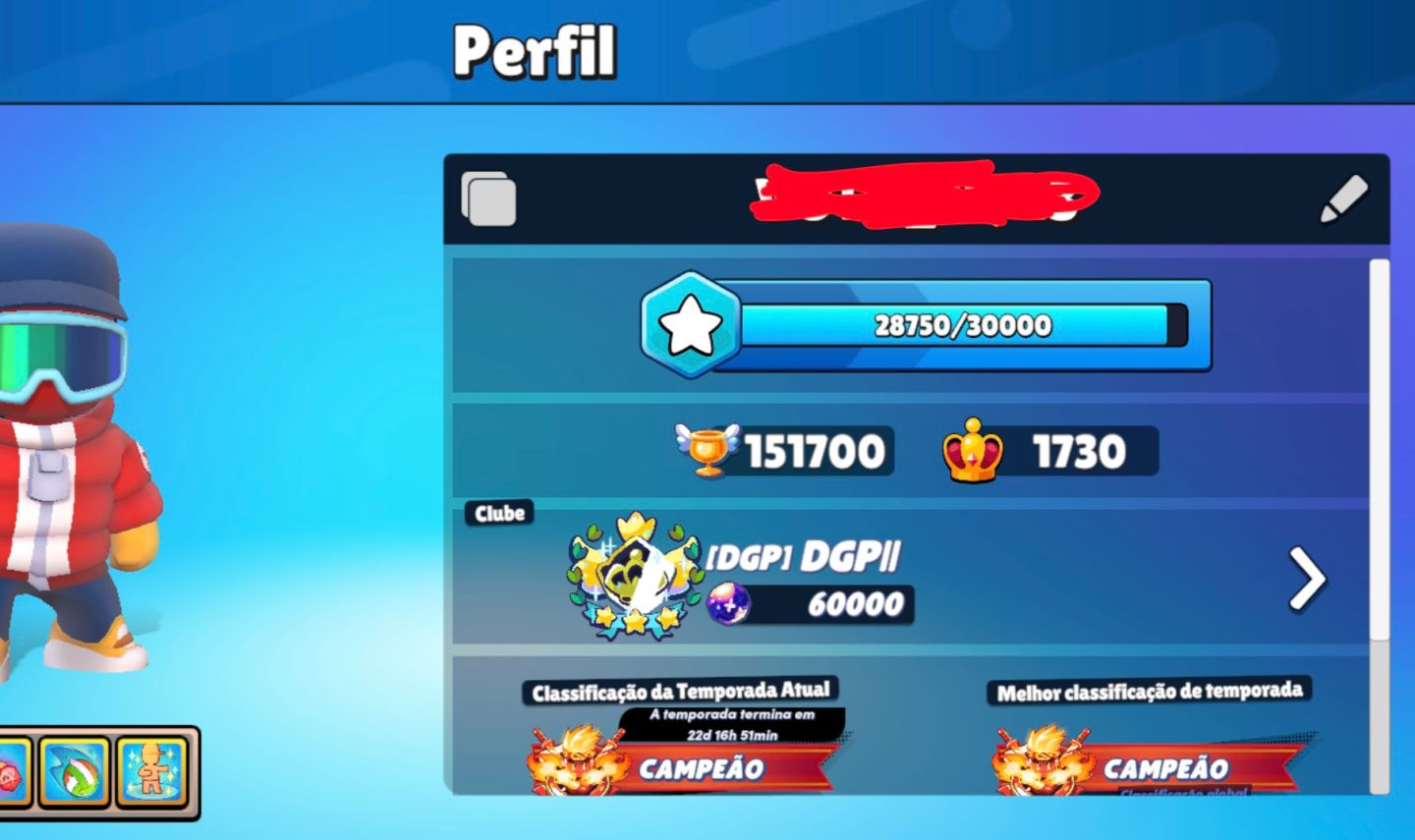 CONTA STUMBLE GUYS À VENDA | NÍVEL MÁXIMO