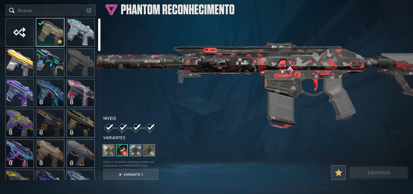 CONTA VALORANT | KARAMBIT + VANDAL + PHANTOM | IMORTAL