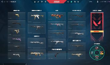 CONTA VAVA RECHEADA DE SKINS (DIAMANTE)