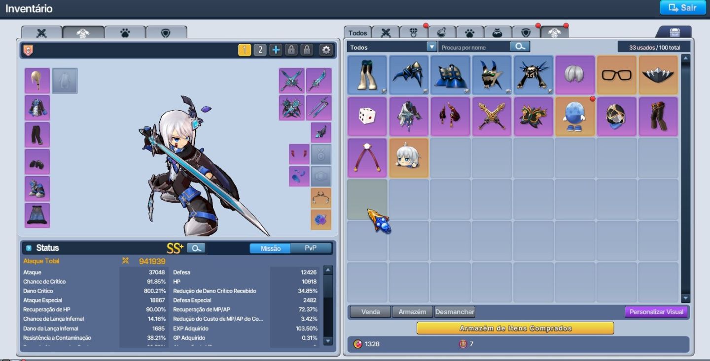 Conta Grand Chase Classic end-game + conta Steam lv 27