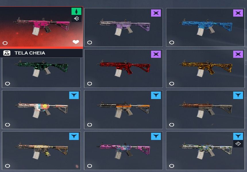 Conta antiga de R6 LVL 975