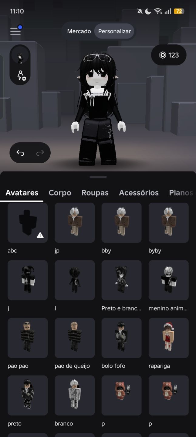 Conta de roblox