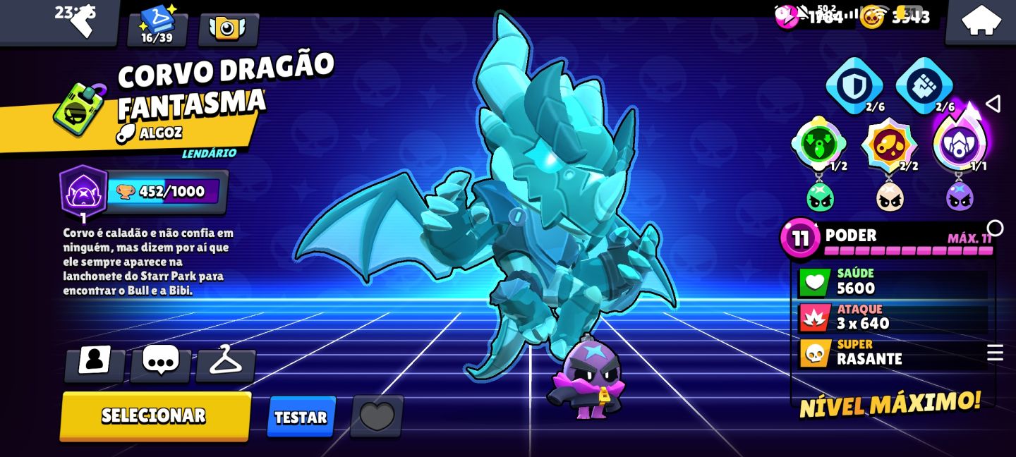 CONTA BRAWL STARS 52.920 TROFÉUS