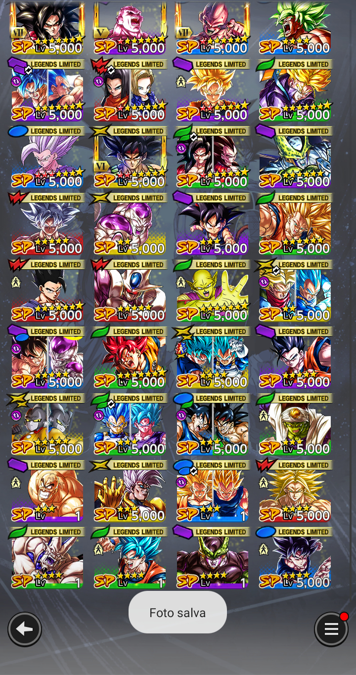Conta Dragon Ball Legends EndGame