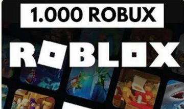 GIFT DE 1000 ROBUX BRAZIL PARA ROBLOX [ENTREGA IMEDIATA]