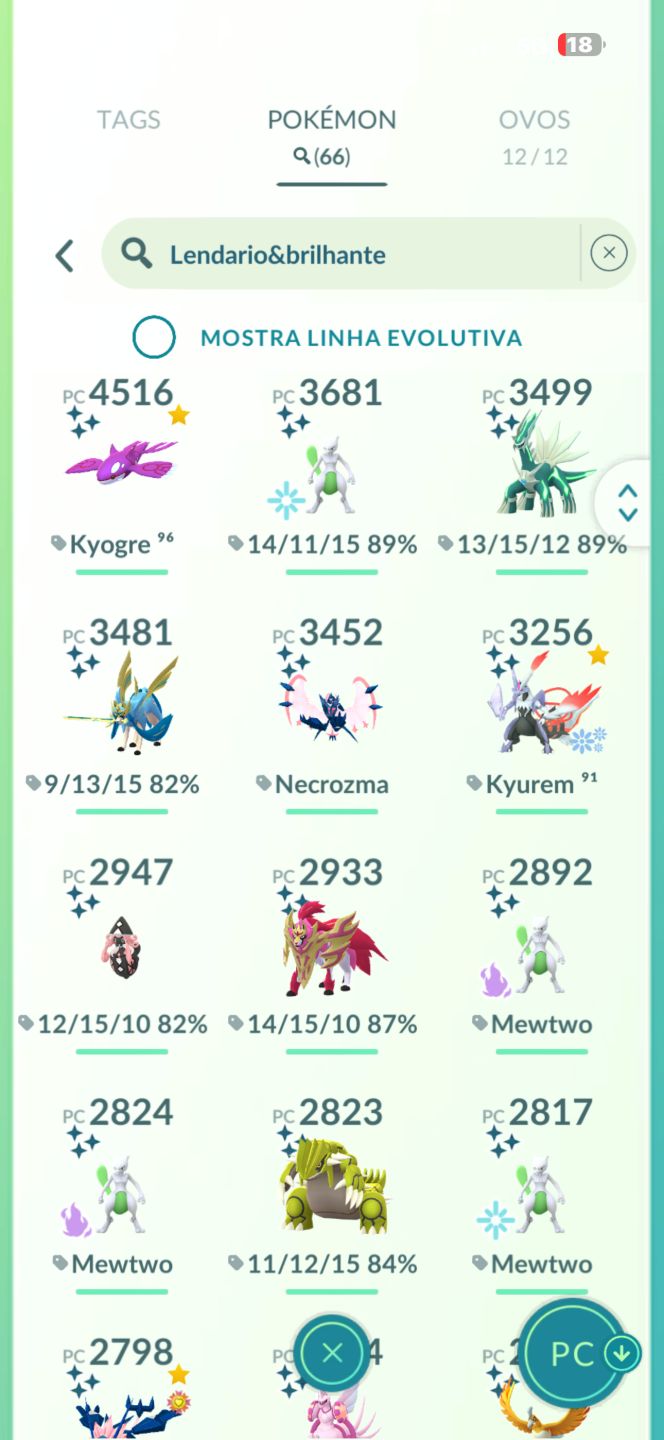 Conta Pokémon go level 71, muito boa