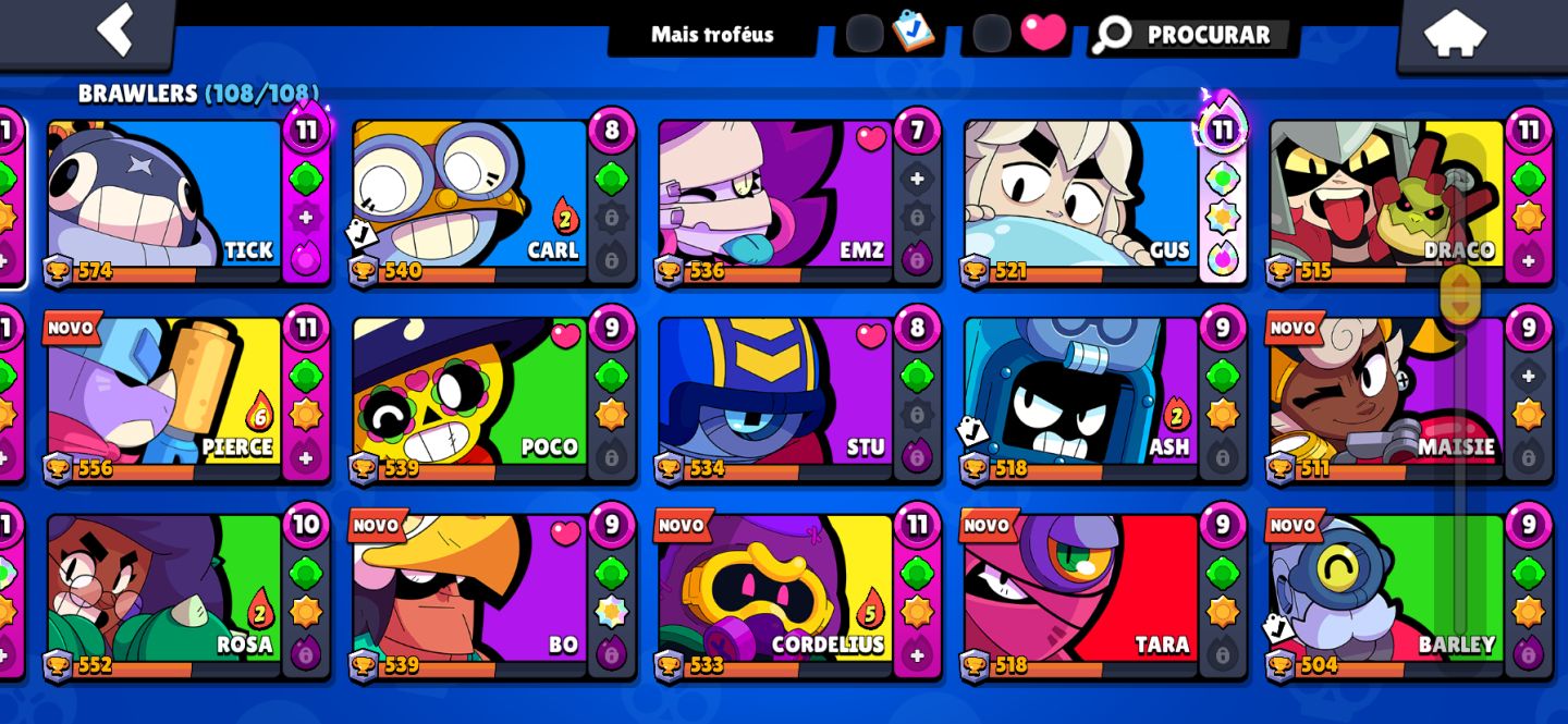 Conta de Brawl Stars