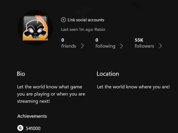 [XBOX Gamerscore] Adicionados à sua conta 50K - 500K ( Rapido )