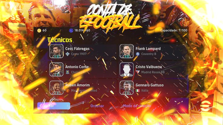 CONTA INSANA DE EFOOTBALL COM 3266 | PRIMEIRA DIVISÃO | TOP 18 MIL PVP |