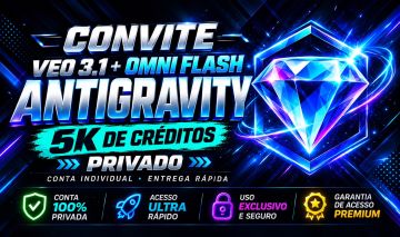 Google Ultra | Antigravity Ultra x20 - 5k de Créditos Flow Veo 3.1 + Omni flash