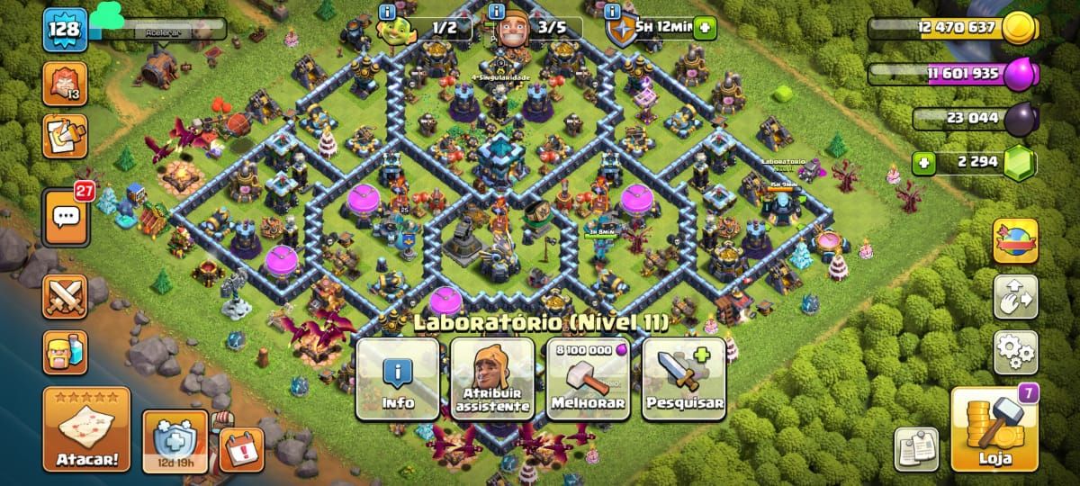 Conta Clash Of Clans Full Acesso | CV 13 FULL Pronta para Jogar