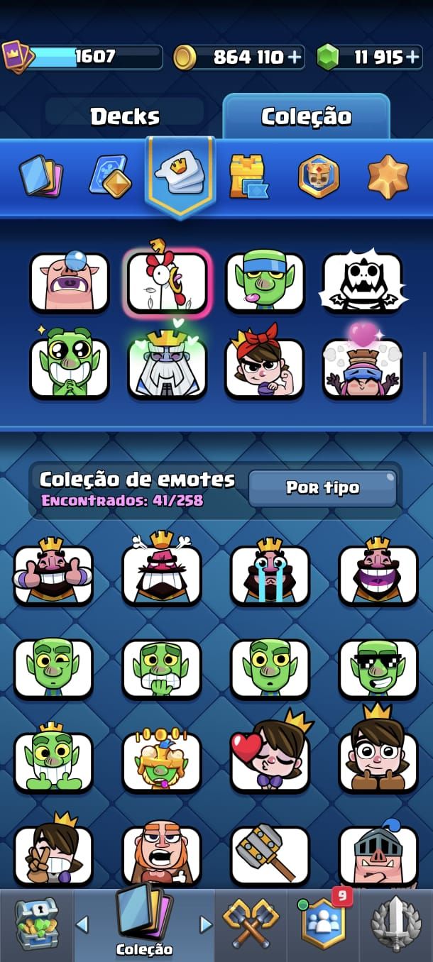 CONTA CLASH ROYALE À VENDA - 9 ANOS DE CONTA!
