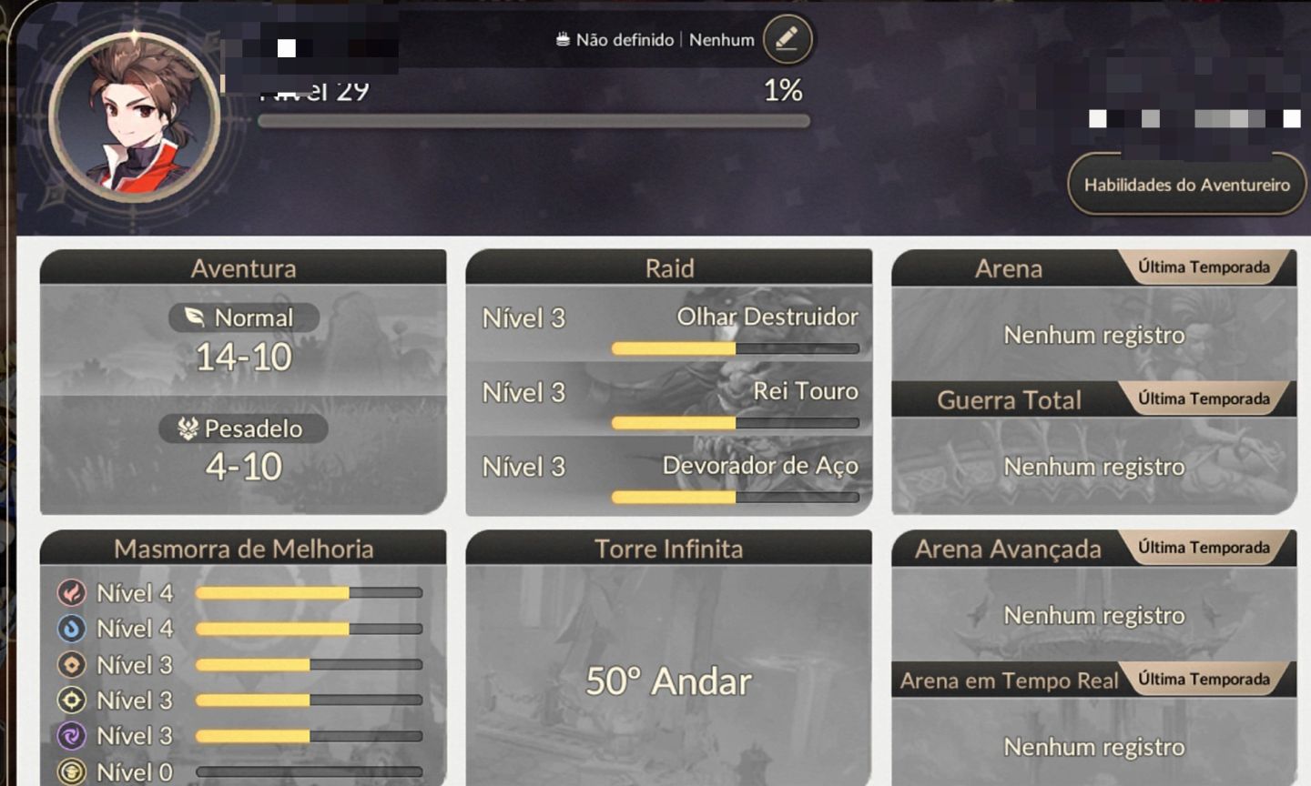Conta reroll Seven Knights Re:Birth