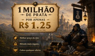 ALBION ONLINE PRATA - AMÉRICAS | MELHOR PREÇO | 1m R$ 1.25