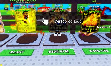 CARTAS 1B/s+ NO ABRA UMA CARTA DE FUTEBOL (ROBLOX)