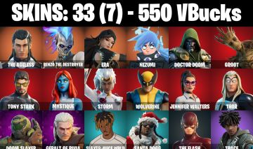 Conta Fortnite com The Ageless | Renzo the Destroyer | Era e 33 Skins