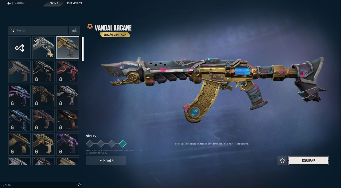 Conta Vandal Arcane + Lugubre + 117 skins lol