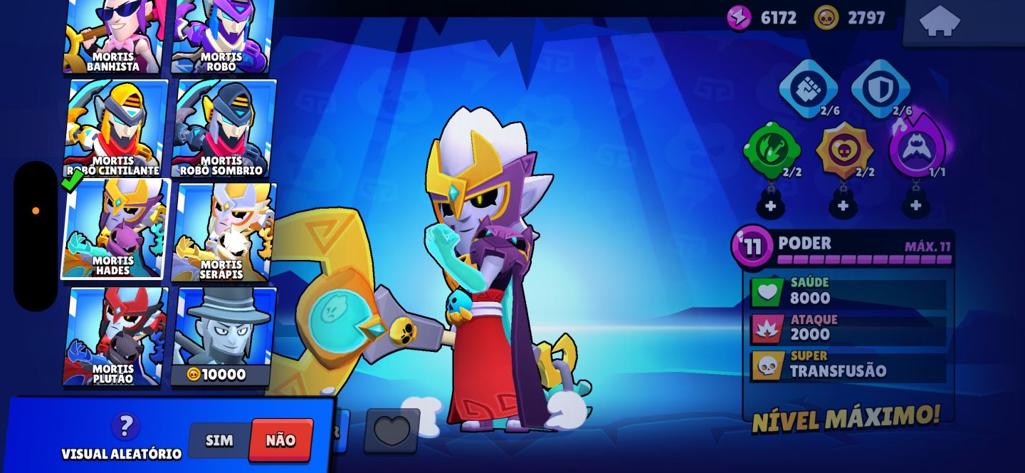 CONTA DE BRAWL COM FANG FÃ E 2 PRO PASS PREÇO JUSTO