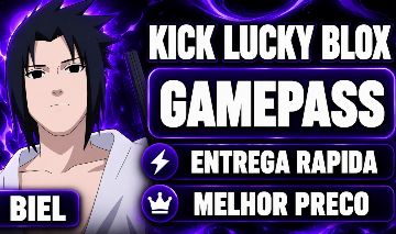 [MELHORES PREÇOS] KICK A LUCKY BLOCK/CHUTAR UM BLOCO DA SORTE GAMEPASS (ROBLOX)