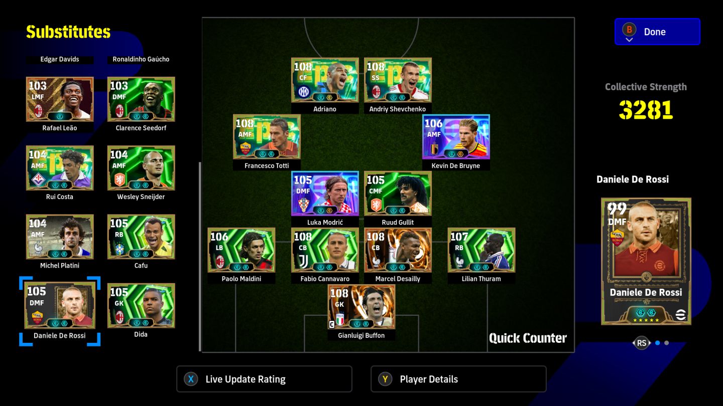 Conta Efootball Xbox / Pc Microsoft - 3352- 22 BigTime +100 Épicos + 46 ShowTime