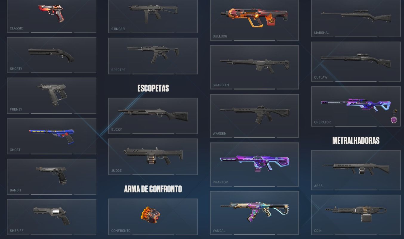 Conta valorant com skins, diamante 1
