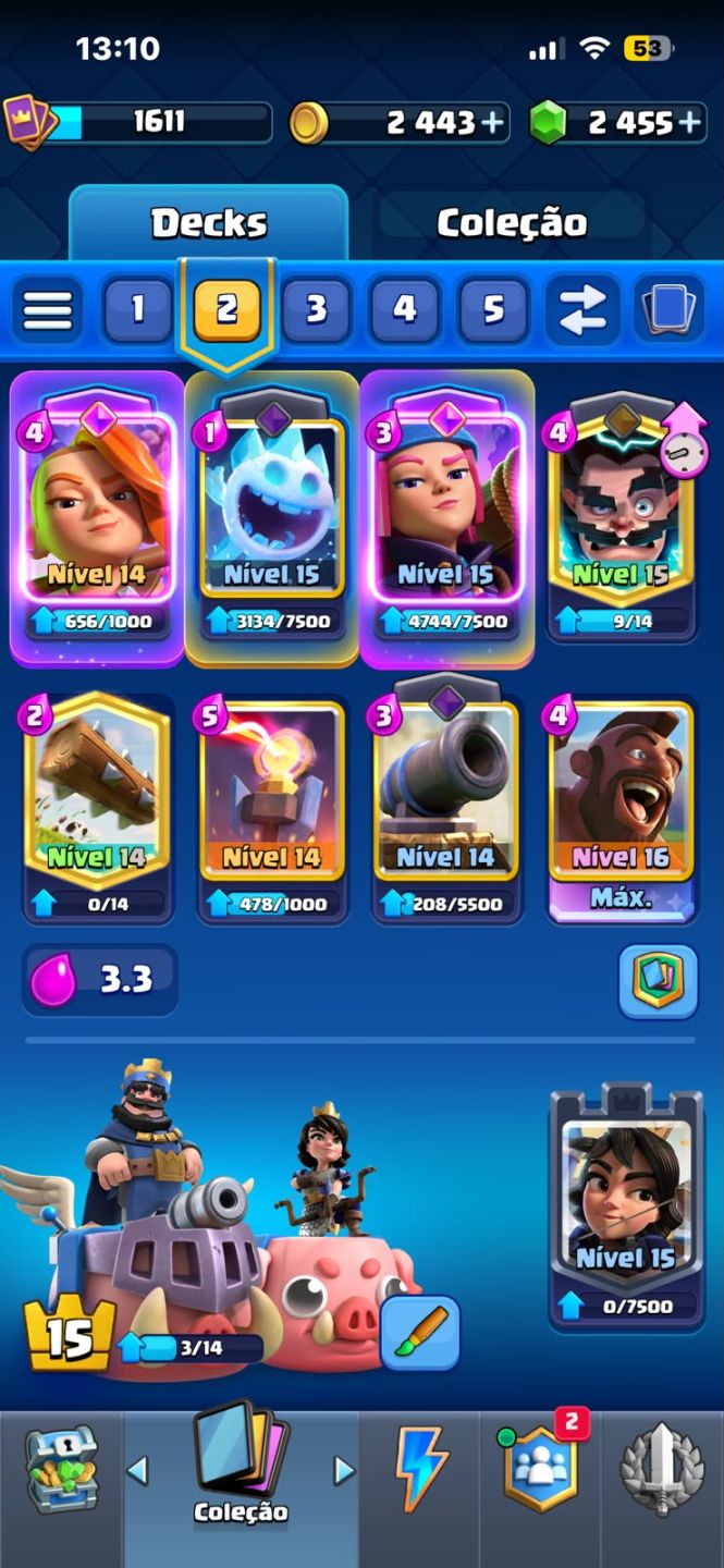 CONTA CLASH ROYALE | ARENA 26 | 2021