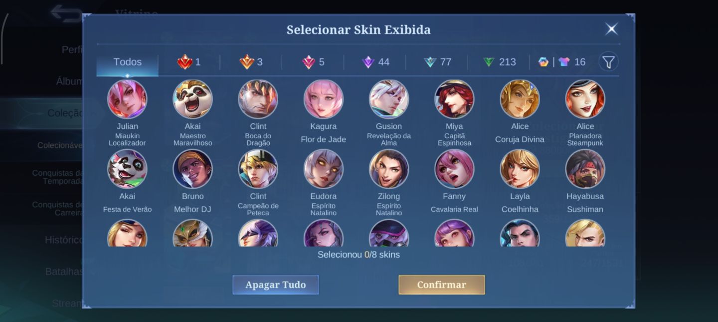 Conta Mobile Legends