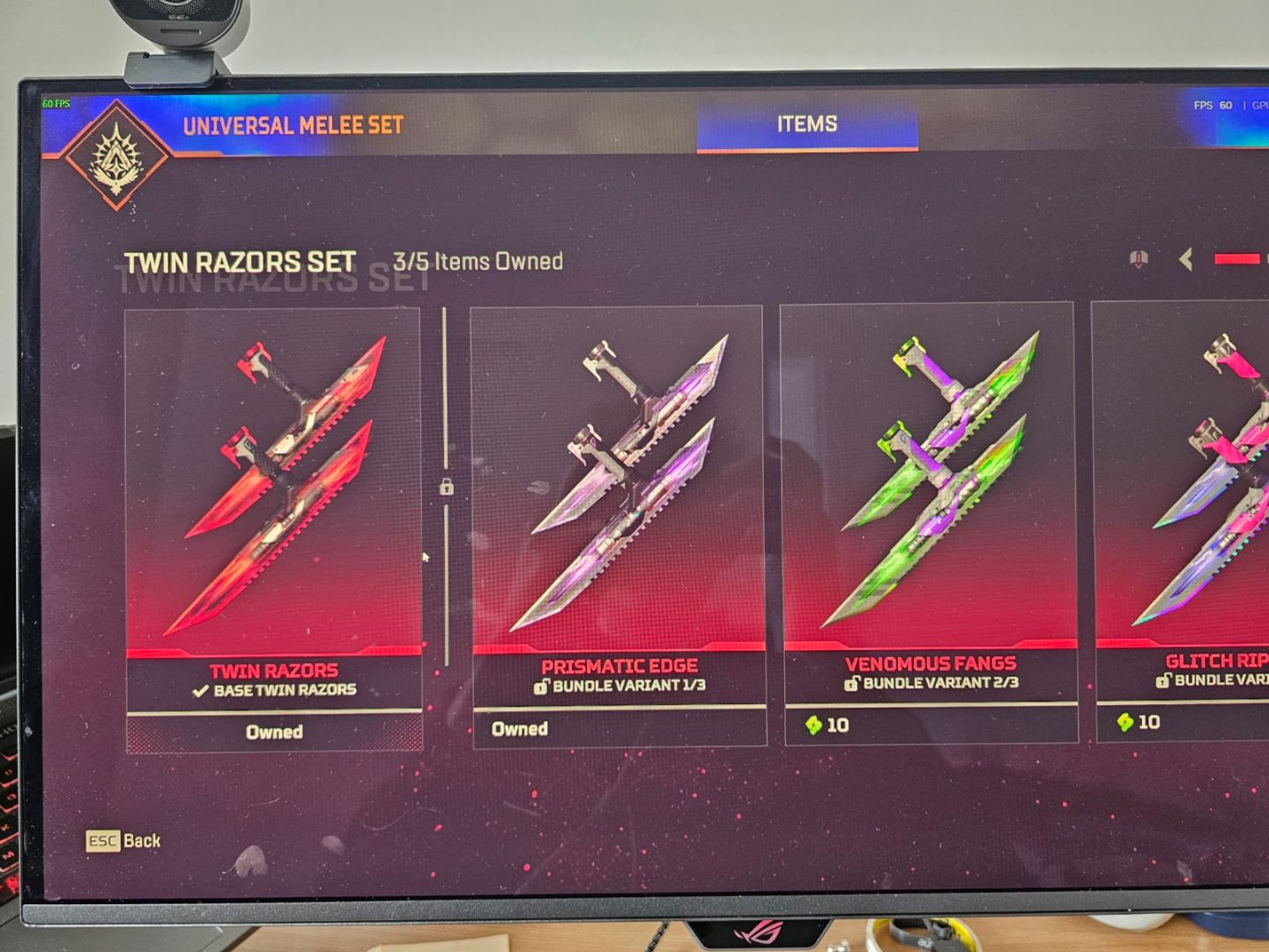 CONTA APEX LEGENDS | 7 HEIRLOOMS | 437 SKINS LENDARIAS